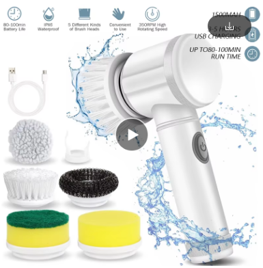 Turbo Clean Spin Scrubber